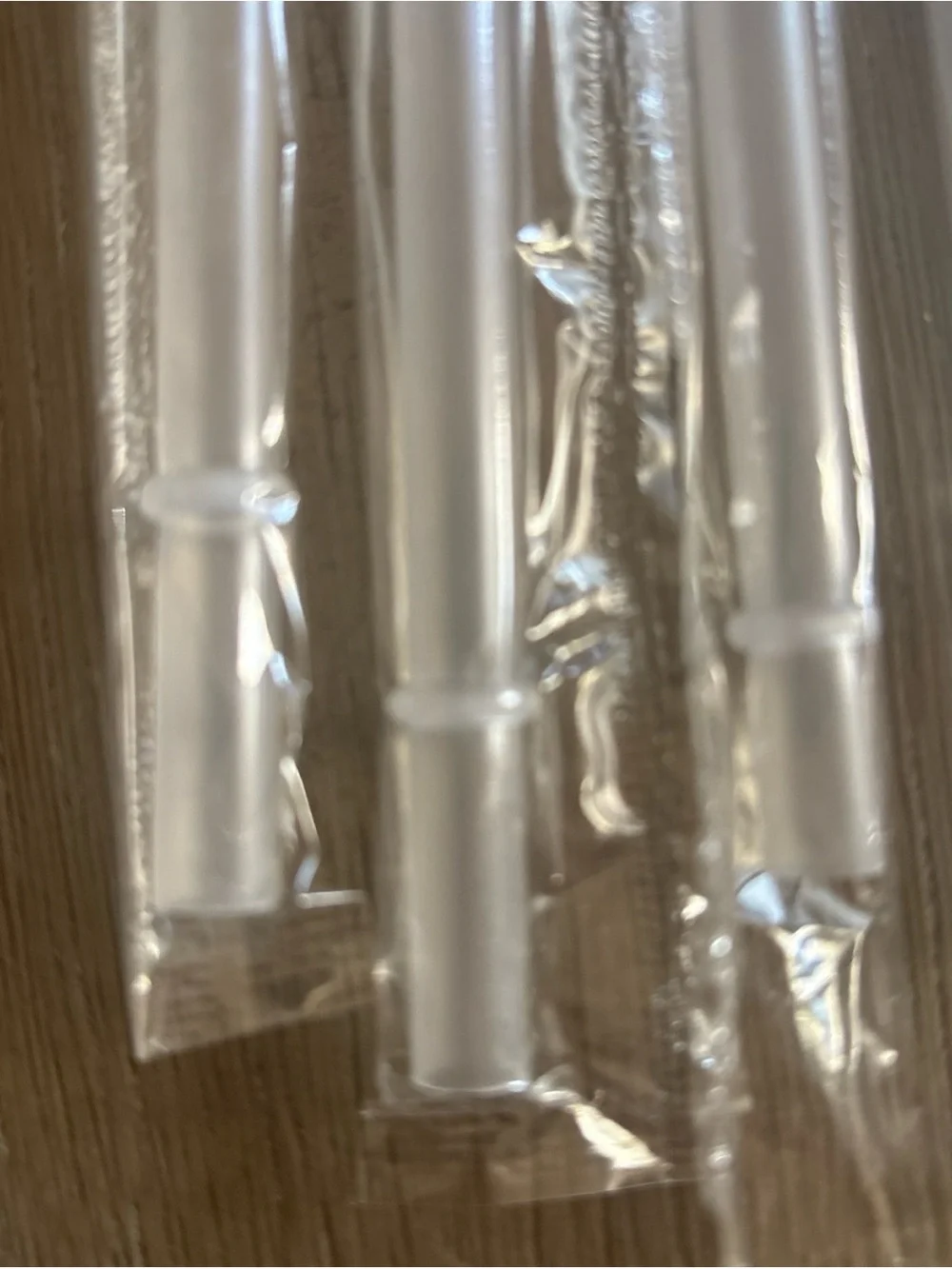 Reusable Clear hard Plastic Drinking Straws - 10Pack bpa free